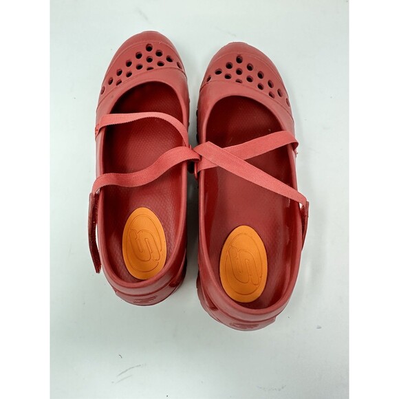 Skechers  Ladies Red Womens Sandals Comfort Foam Flats Summer Shoes UK‎ Size 7.5 - Picture 4 of 9
